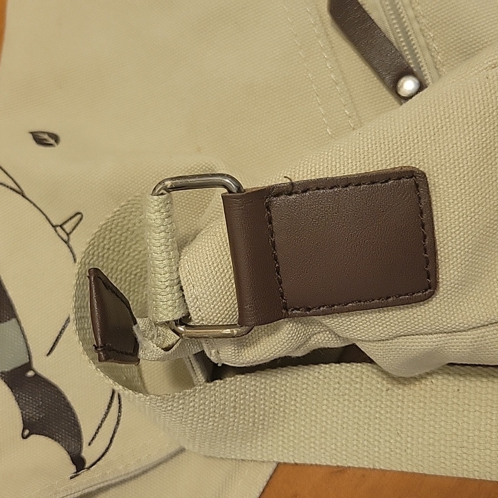 My Neighbor Totoro Canvas Crossbody Messenger Bag - Picture 7 of 9